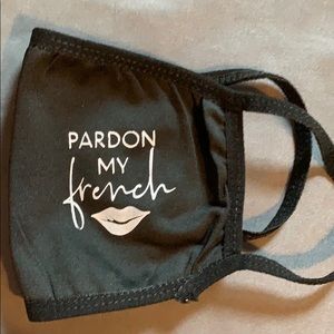 🖤Pardon My French Mask with Filter Pocket Kit 🖤
